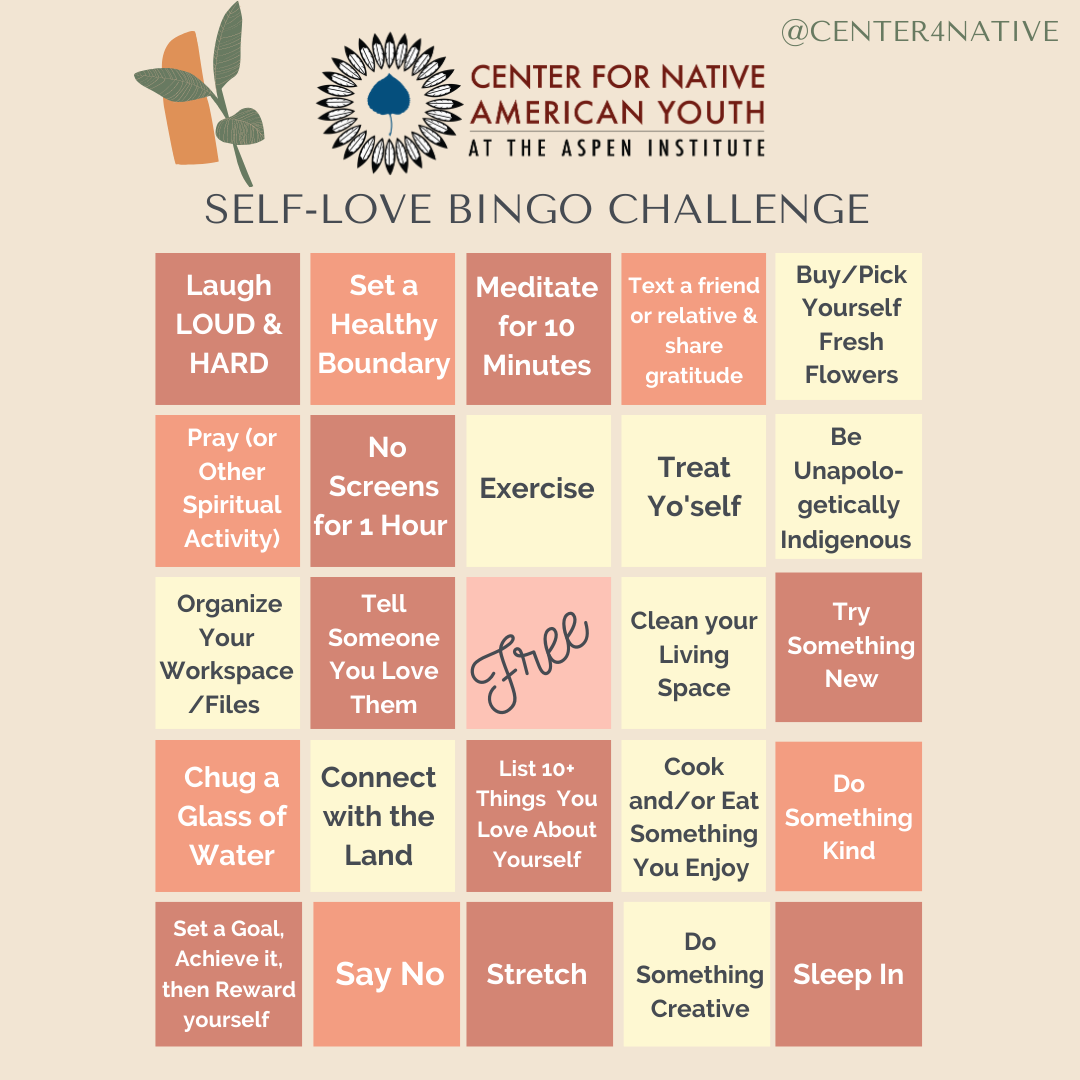 Self-Love Bingo Challenge