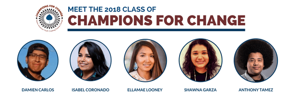 CNAY Announces 2018 Champions for Change