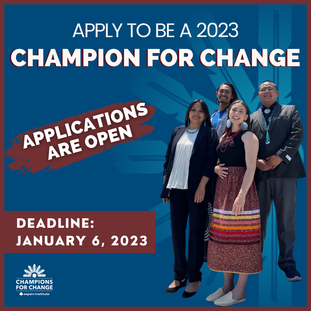 2023 Champions for Change Applications Now Open!