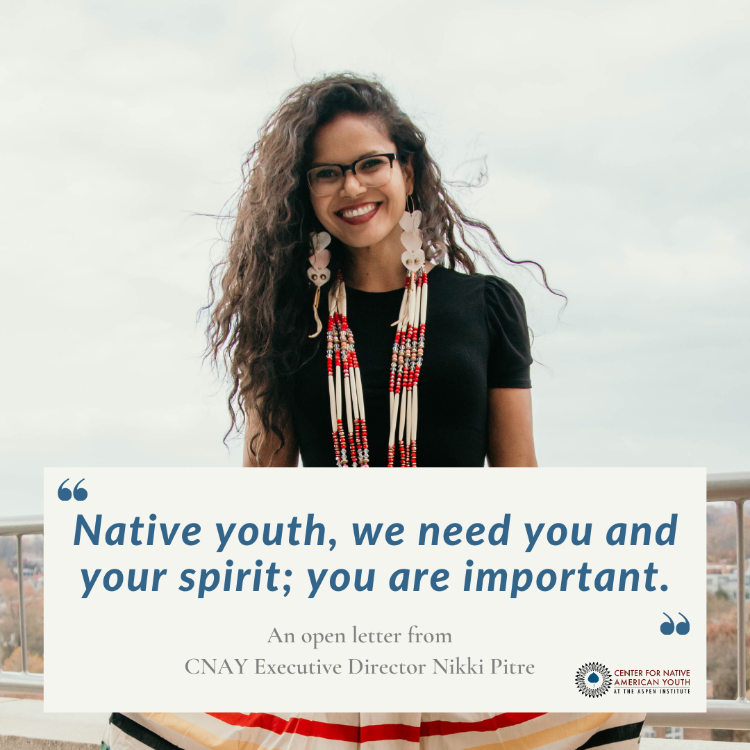 Open Letter to Native Youth