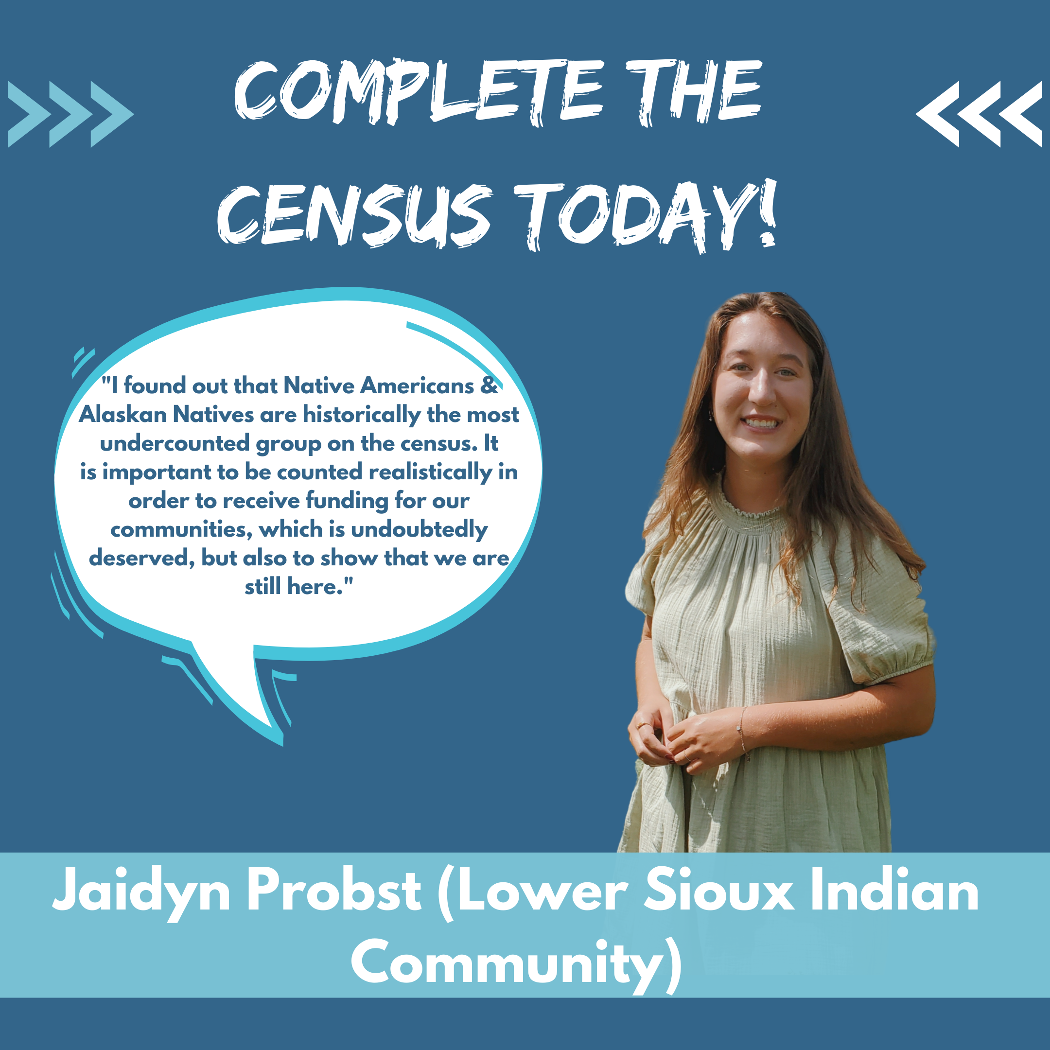 “I started to look into the census and what adequate representation means for our community.”