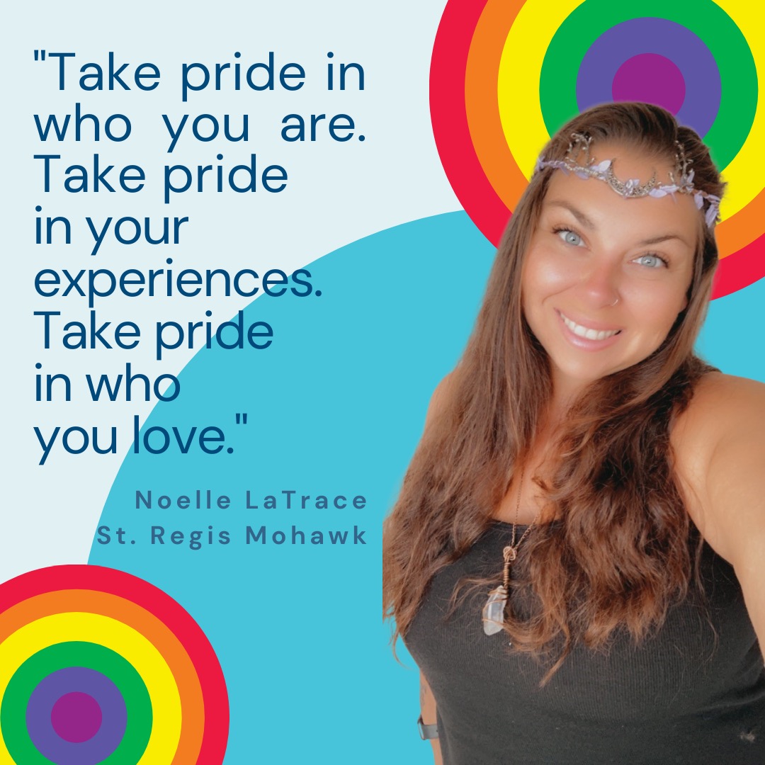 “Take pride in who you are. Take pride in your experiences. Take pride in who you love.”