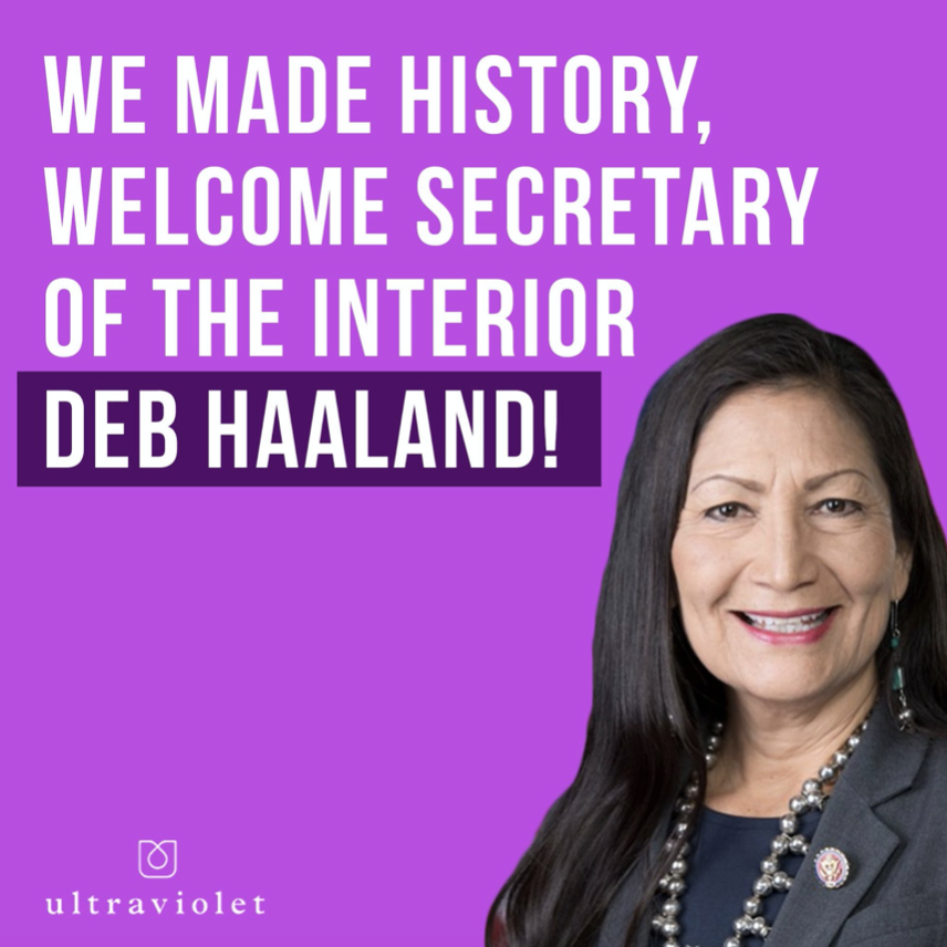 Welcome Secretary of the Interior Deb Haaland