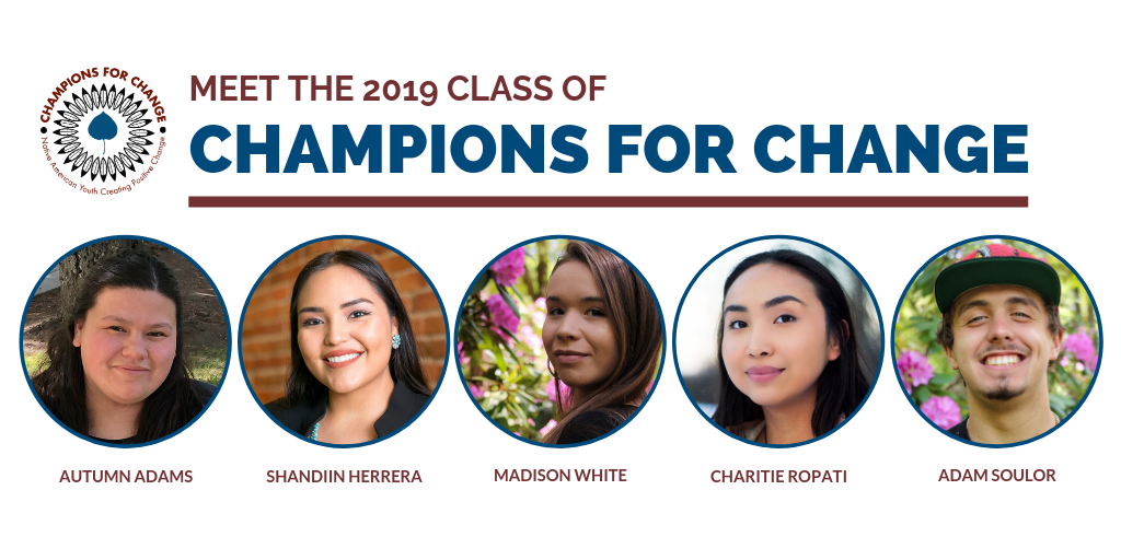 Announcing the 2019 Class of Champions for Change