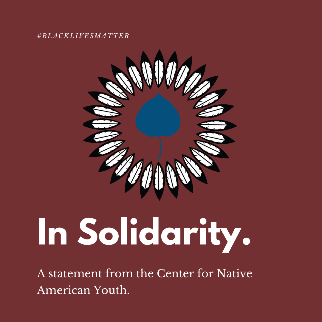 ‪In Solidarity. A statement from the Center for Native American Youth. ‬